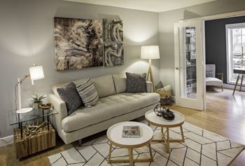 Hardwood floors available in select apartments 
